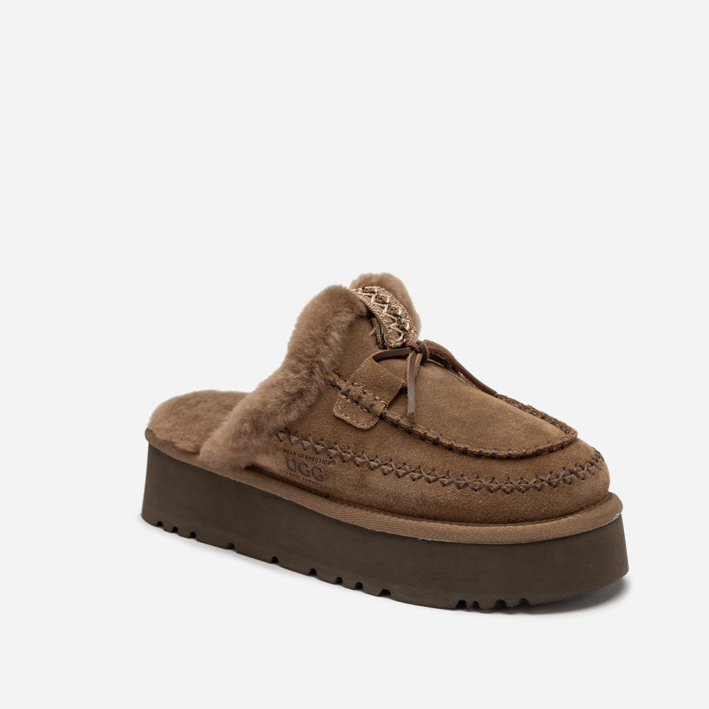 LETITIA PLATFORM SLIPPER (REPLACEABLE DECORATION) OZWEAR UGG OB944