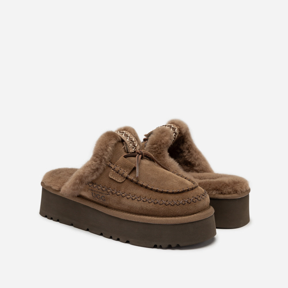 LETITIA PLATFORM SLIPPER (REPLACEABLE DECORATION) OZWEAR UGG OB944