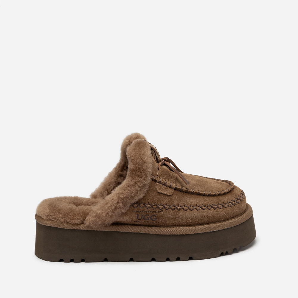 LETITIA PLATFORM SLIPPER (REPLACEABLE DECORATION) OZWEAR UGG OB944