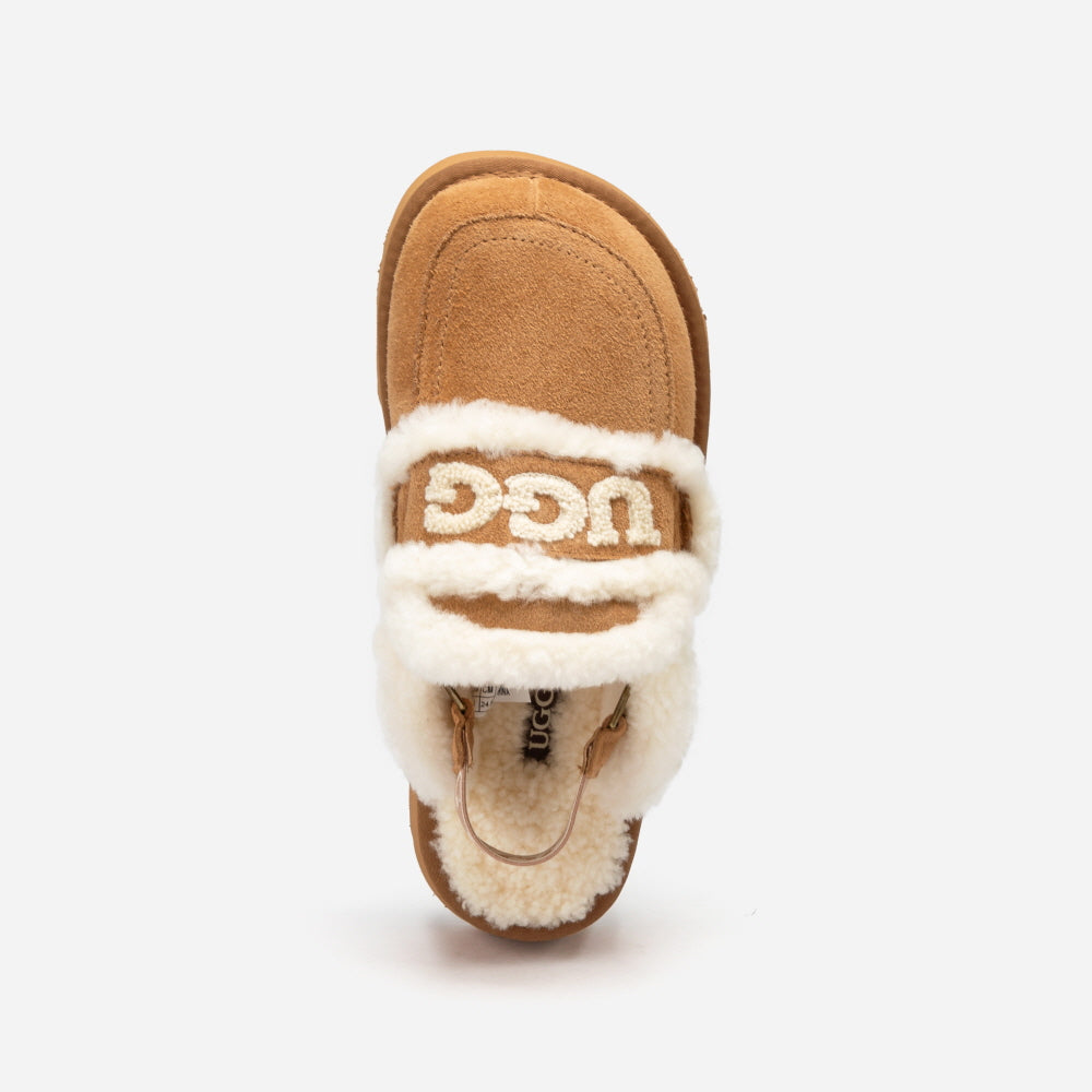 VIOLET SHEARLING PLATFORM SLIPPER(DETACHABLE  FEATURE) OZWEAR UGG OB938PD