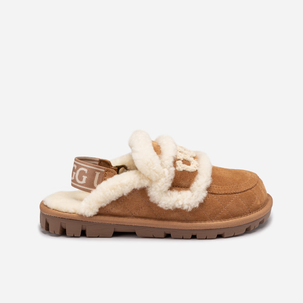 VIOLET MATELASSÉ SHEARLING SLIPPER(DETACHABLE  FEATURE) OZWEAR UGG OB938MD