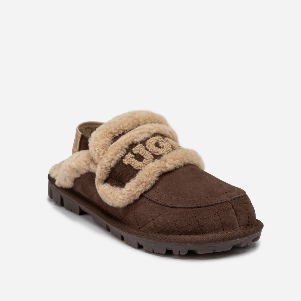VIOLET MATELASSÉ SHEARLING SLIPPER(DETACHABLE  FEATURE) OZWEAR UGG OB938MD
