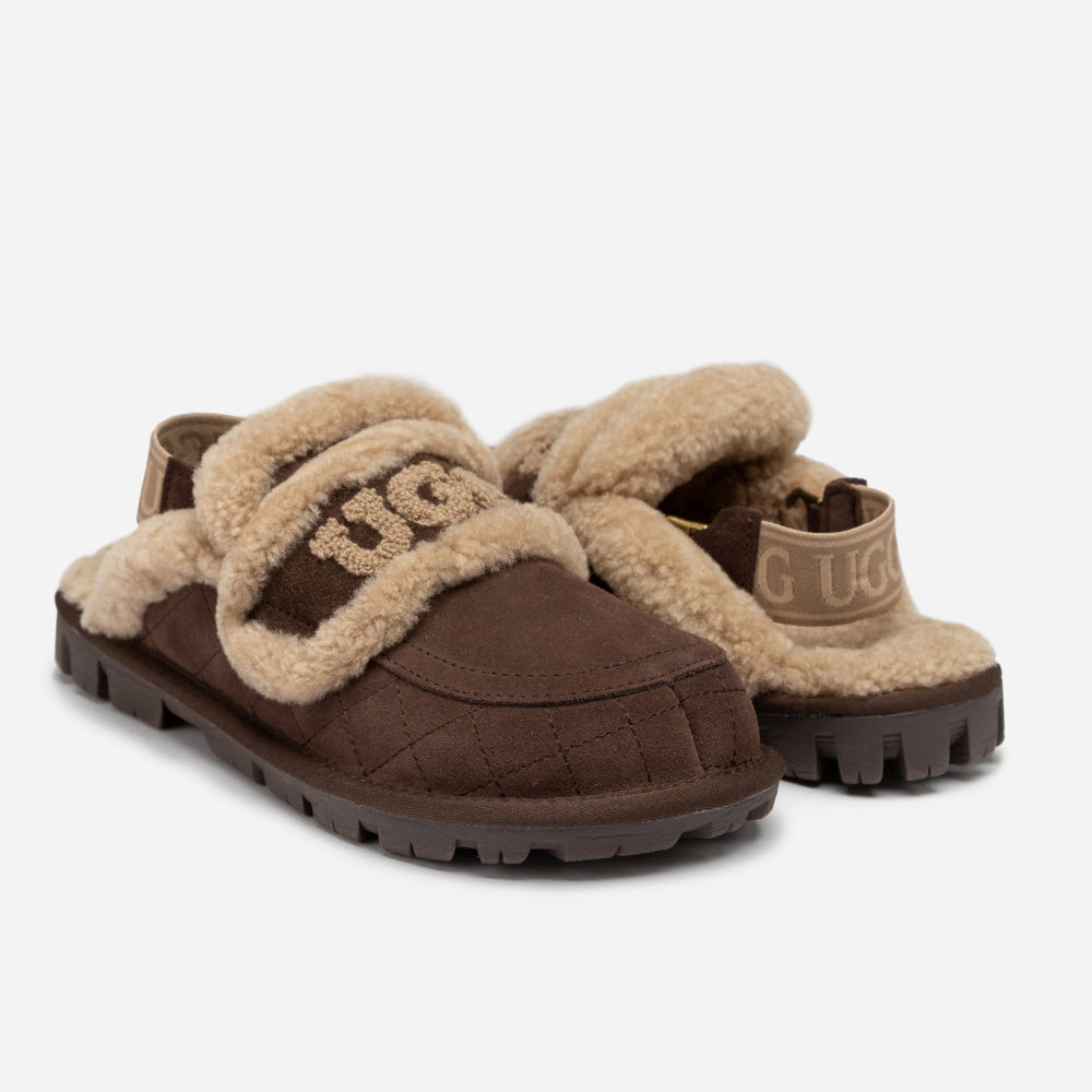 VIOLET MATELASSÉ SHEARLING SLIPPER(DETACHABLE  FEATURE) OZWEAR UGG OB938MD