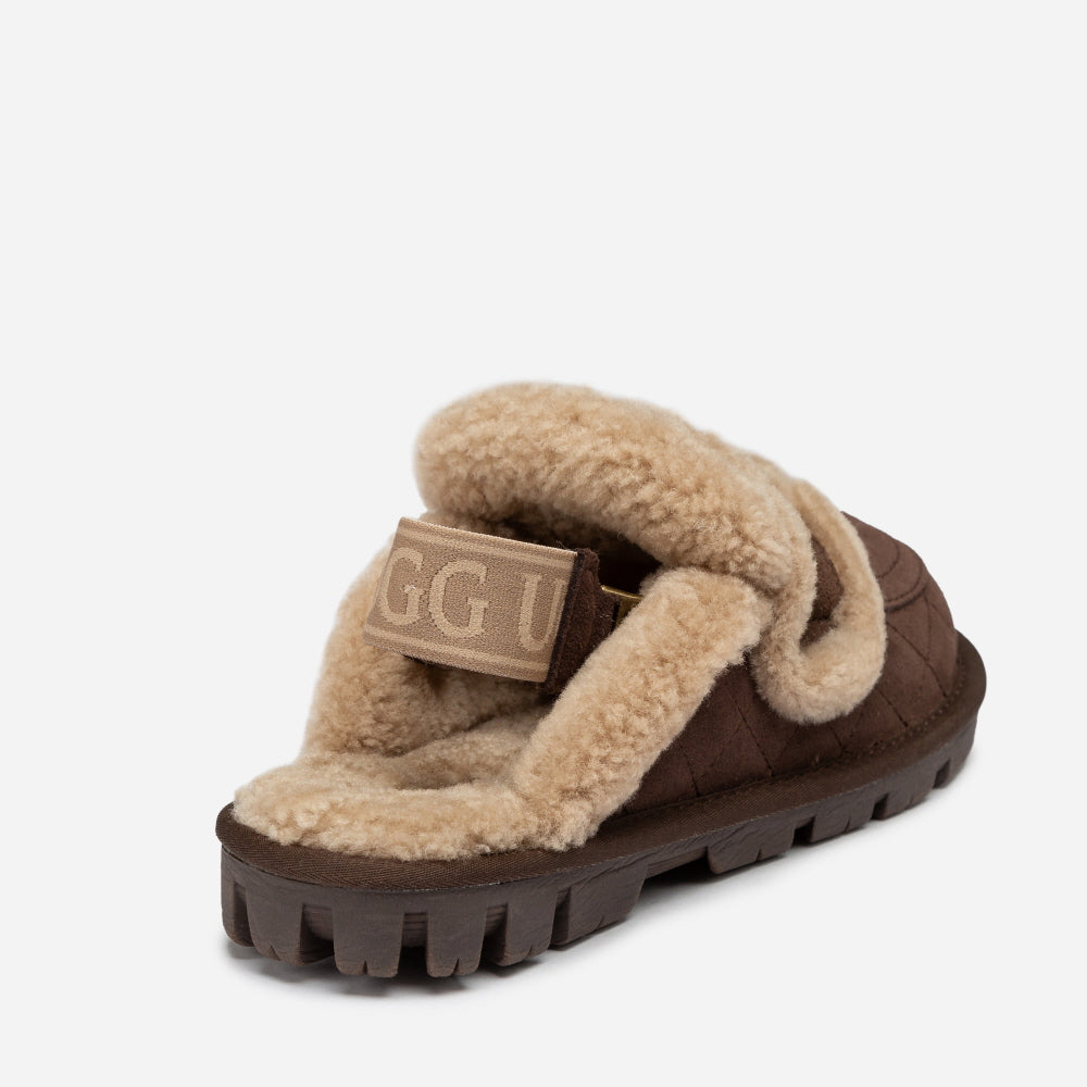 VIOLET MATELASSÉ SHEARLING SLIPPER(DETACHABLE  FEATURE) OZWEAR UGG OB938MD