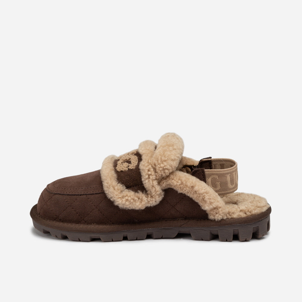 VIOLET MATELASSÉ SHEARLING SLIPPER(DETACHABLE  FEATURE) OZWEAR UGG OB938MD