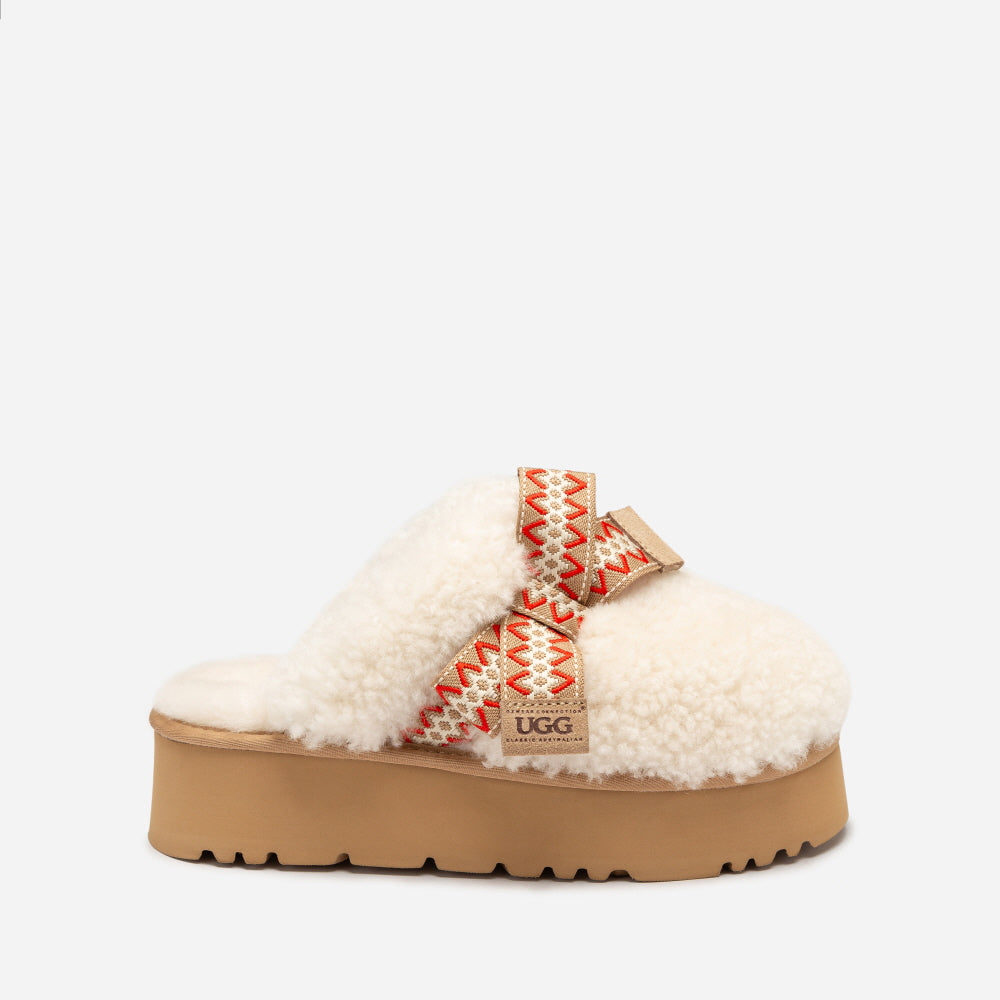 CEMILA SHEARLING PLATFORM SLIPPER OZWEAR UGG OB955