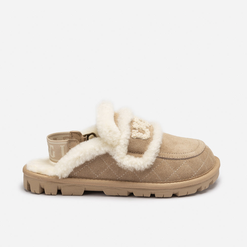 VIOLET MATELASSÉ SHEARLING SLIPPER(DETACHABLE  FEATURE) OZWEAR UGG OB938MD