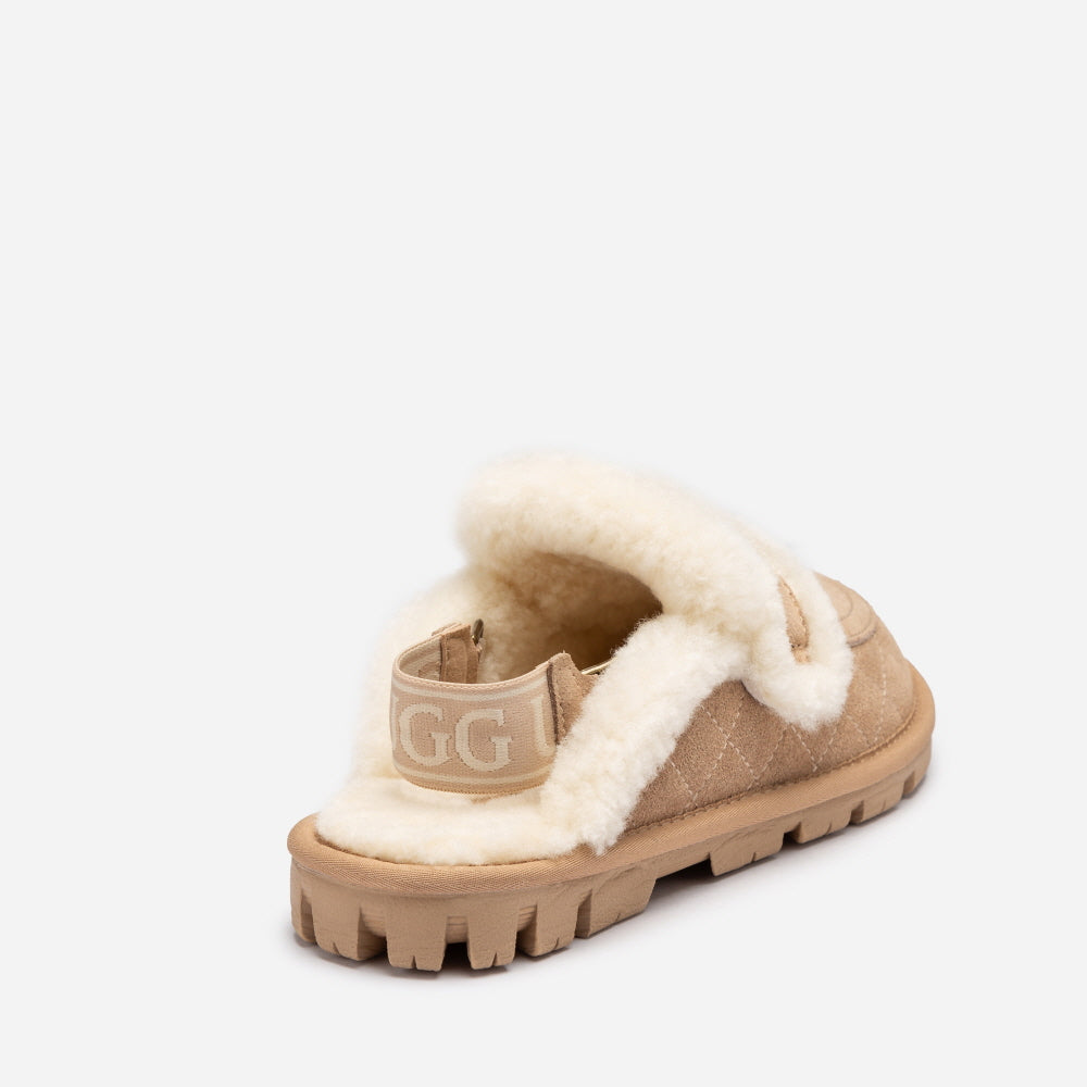 VIOLET MATELASSÉ SHEARLING SLIPPER(DETACHABLE  FEATURE) OZWEAR UGG OB938MD