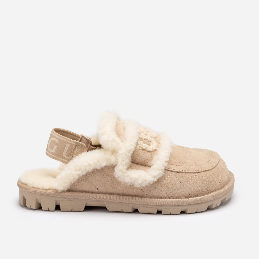 VIOLET MATELASSÉ SHEARLING SLIPPER(DETACHABLE  FEATURE) OZWEAR UGG OB938MD