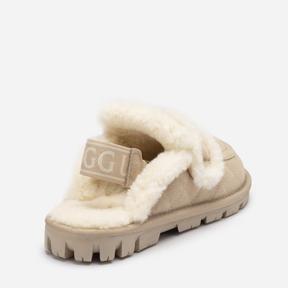 VIOLET MATELASSÉ SHEARLING SLIPPER(DETACHABLE  FEATURE) OZWEAR UGG OB938MD