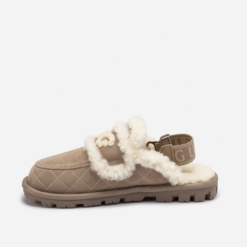 VIOLET MATELASSÉ SHEARLING SLIPPER(DETACHABLE  FEATURE) OZWEAR UGG OB938MD