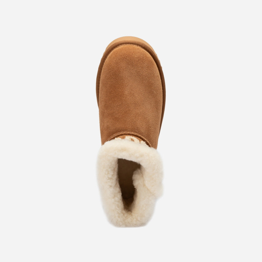 BONDI MATELASSÉ SHEARLING ULTRA MINI PLATFORM BOOT OB915MUP
