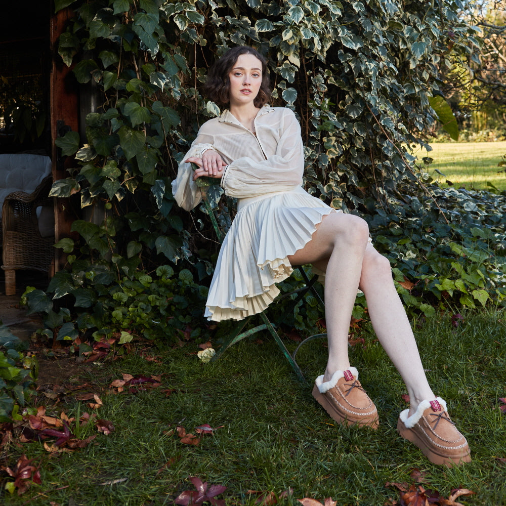 LETITIA PLATFORM SLIPPER (REPLACEABLE DECORATION) OZWEAR UGG OB944