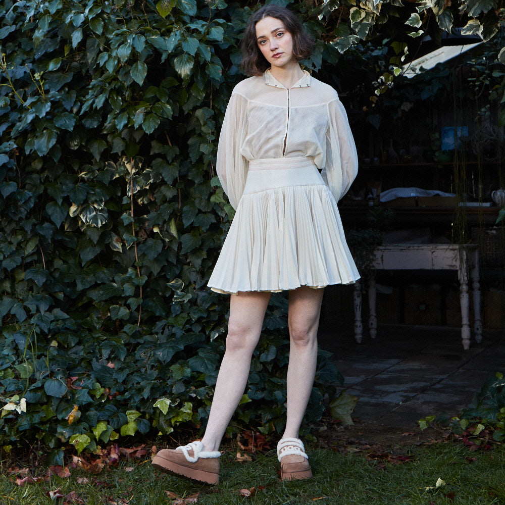 VIOLET SHEARLING PLATFORM LOAFER OZWEAR UGG OB939P