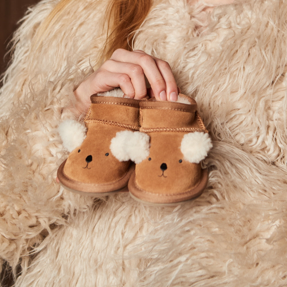 KIDS KOALA WALKER ZIP BOOTS OZWEAR UGG OB993