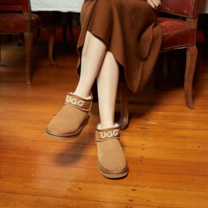 CLASSIC KNIT LOG ULTRA MINI BOOTS OZWEAR UGG OB658L
