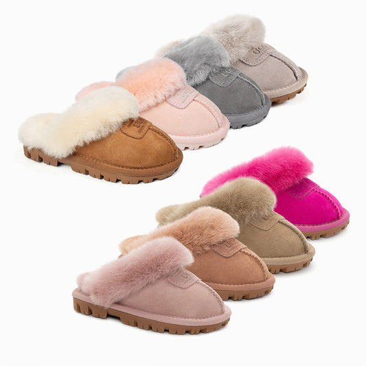 OZWEAR UGG KIDS COQUETTE SLIPPERS OB114K