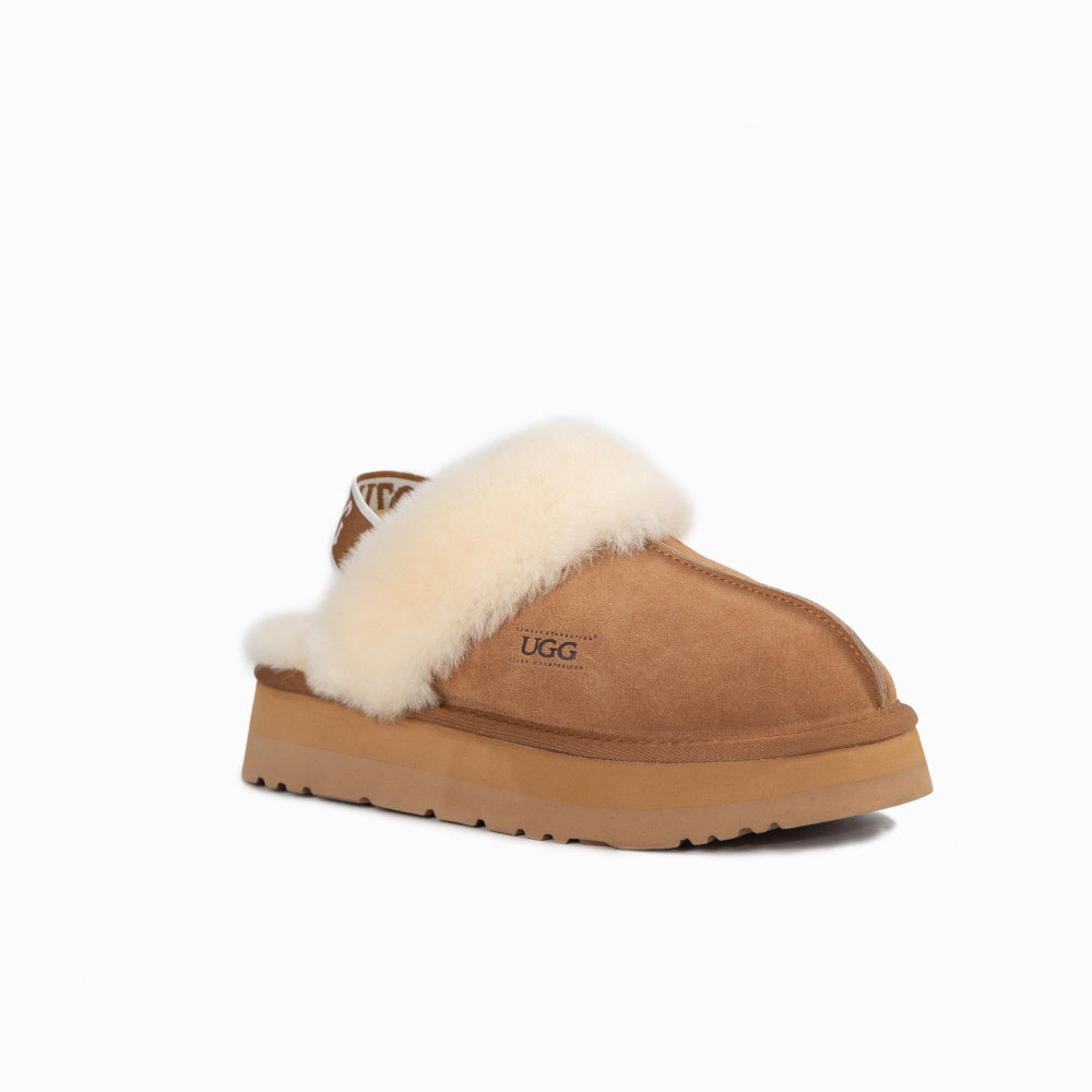 PLATFORM SLIPPER(ELASTIC BACKSTRAP) OZWEAR UGG