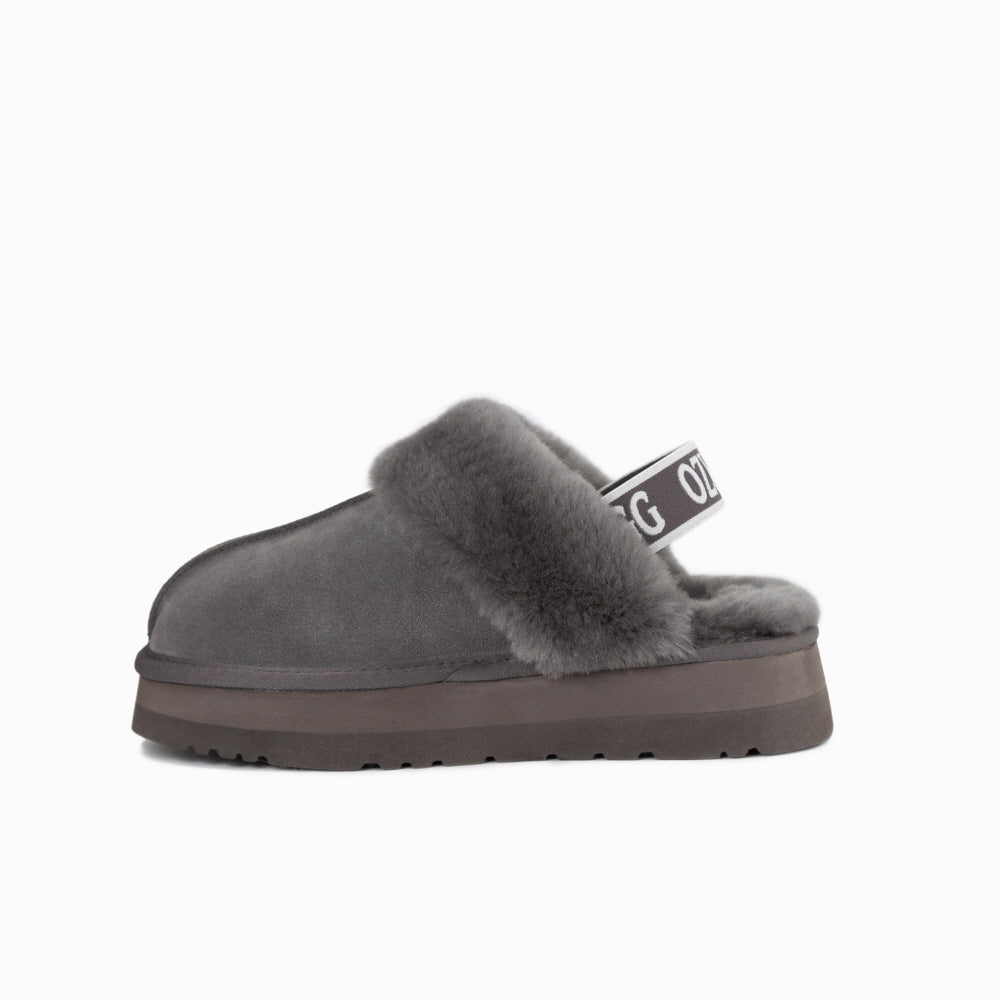 PLATFORM SLIPPER(ELASTIC BACKSTRAP) OZWEAR UGG