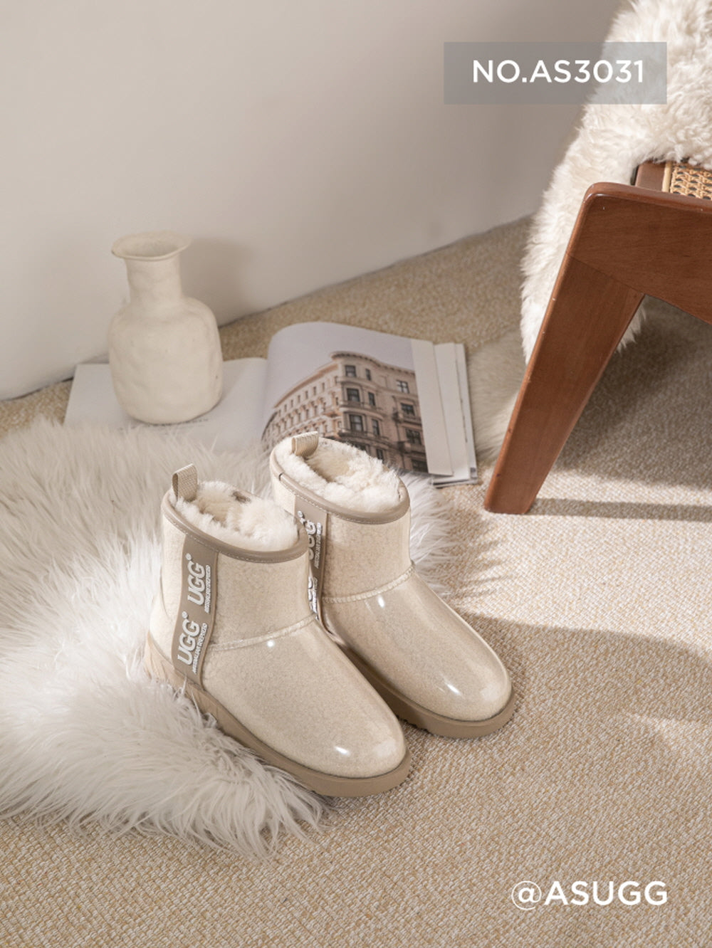 CLEAR COATED BOOTS ASUGG