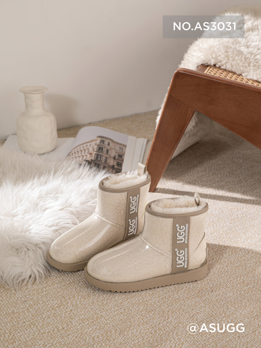 CLEAR COATED BOOTS ASUGG