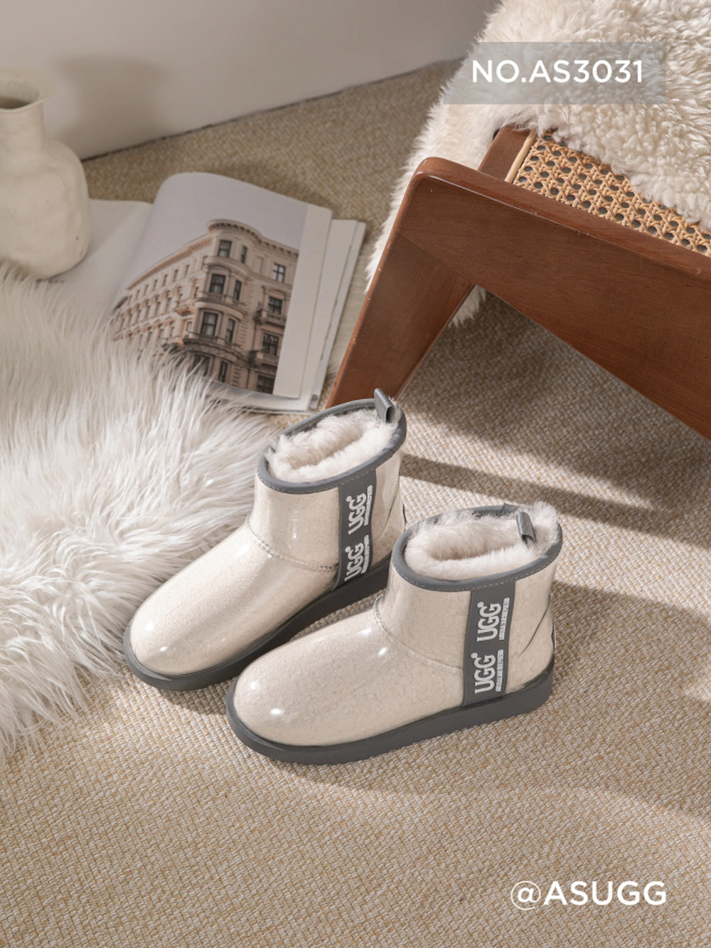 CLEAR COATED BOOTS ASUGG