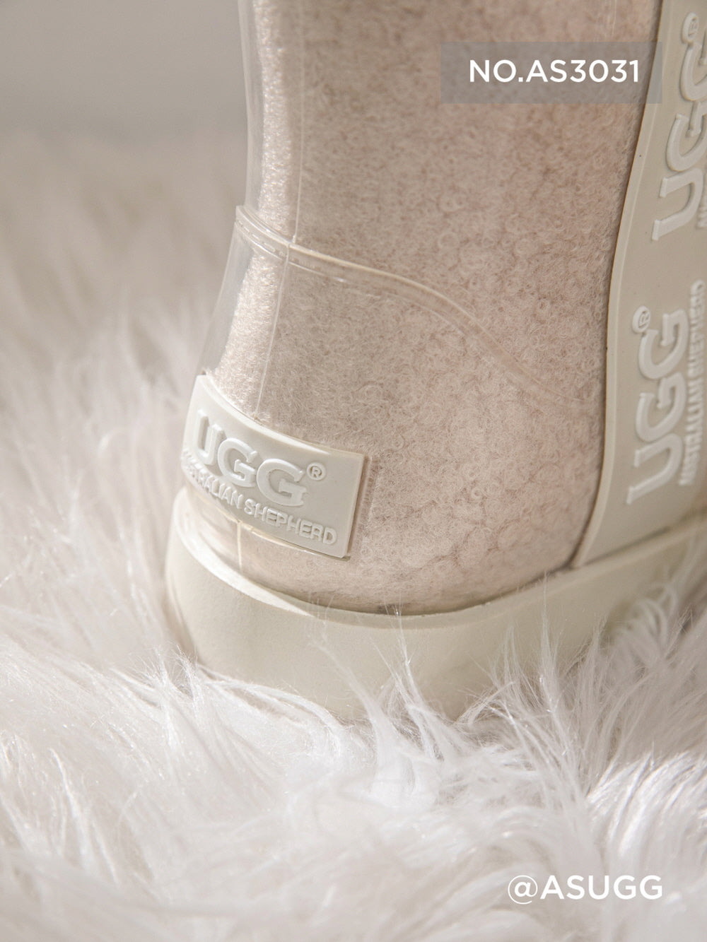 CLEAR COATED BOOTS ASUGG