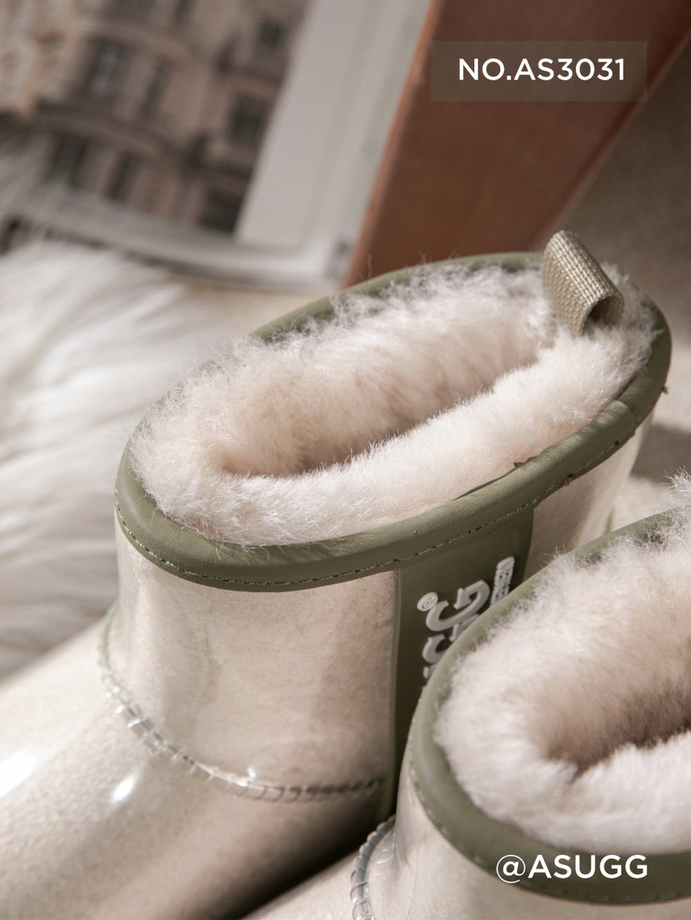 CLEAR COATED BOOTS ASUGG