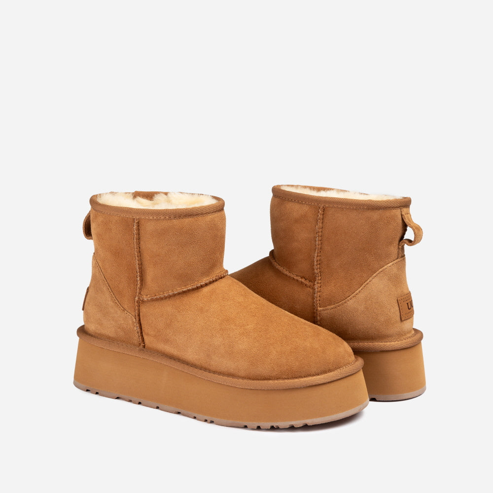 CLASSIC MINI PLATFORM WILD COZY BOOTS OZWEAR UGG