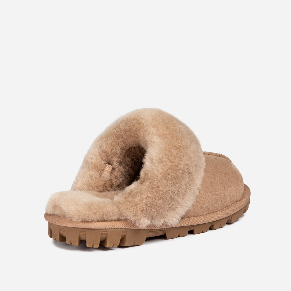 COQUETTE SLIPPER (ELASTIC LOGO & WOOL STRAP) OZWEAR UGG