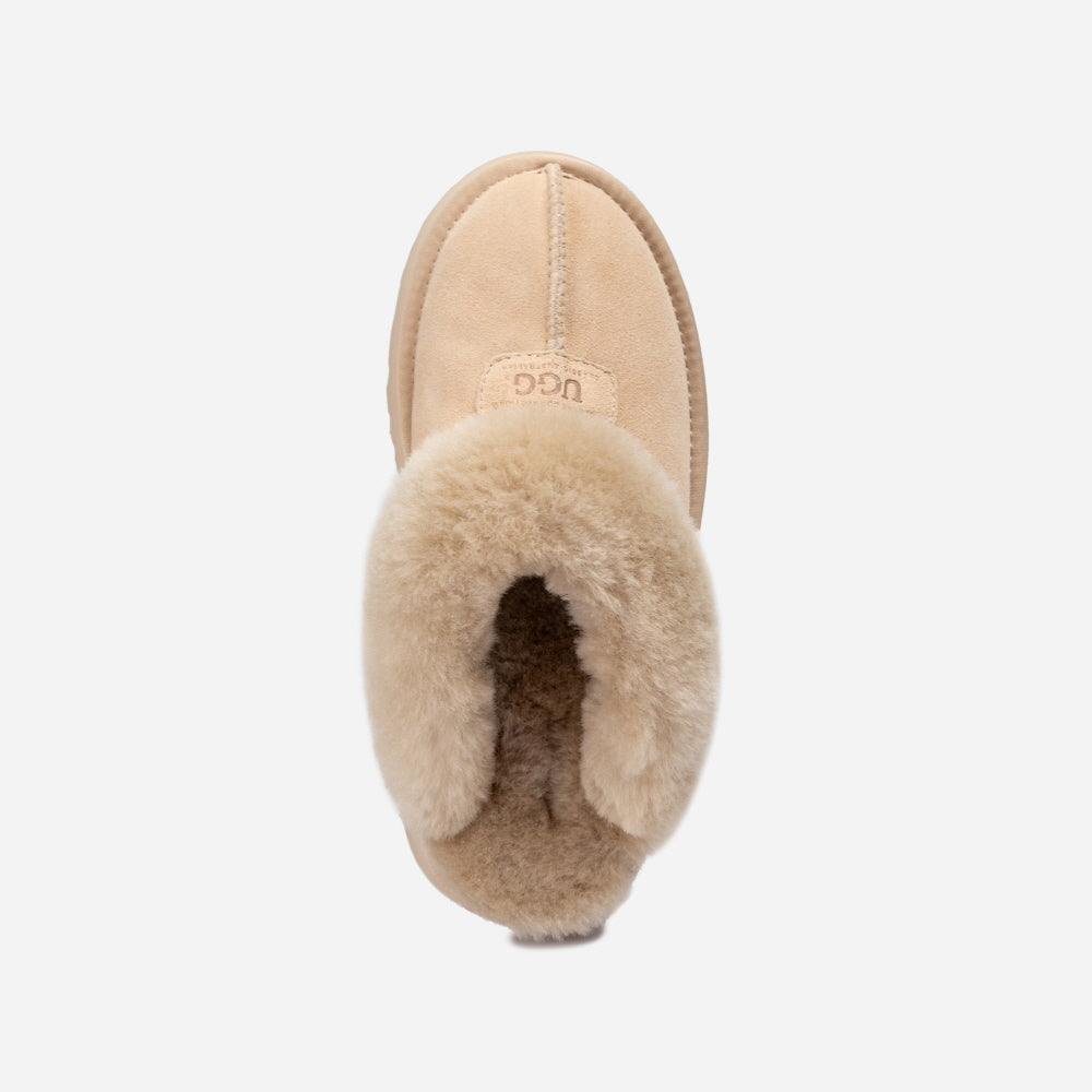 COQUETTE PLATFORM SLIPPER (ELASTIC LOGO & WOOL STRAP) OZWEAR UGG OB114CPD