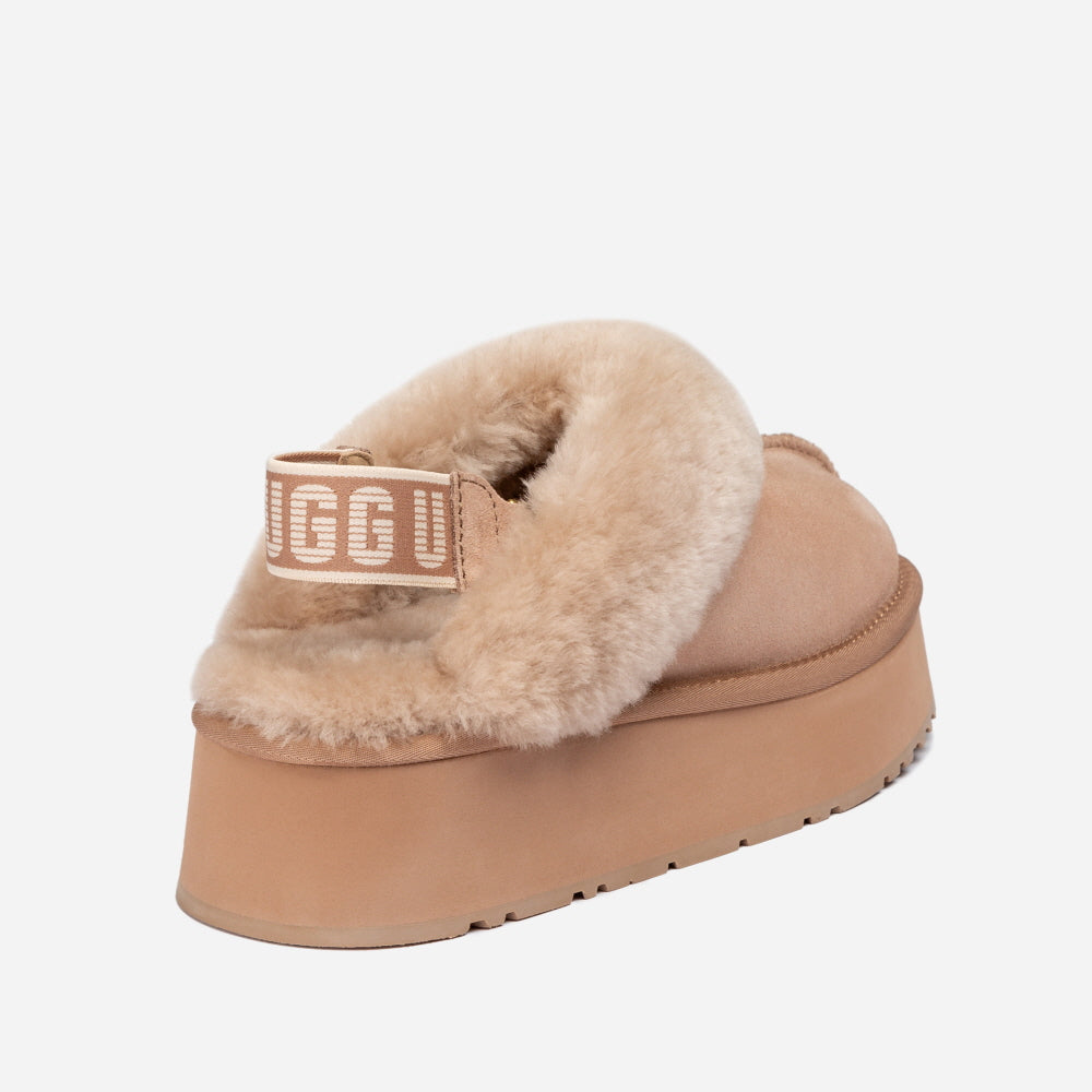 COQUETTE PLATFORM SLIPPER (ELASTIC LOGO & WOOL STRAP) OZWEAR UGG OB114CPD
