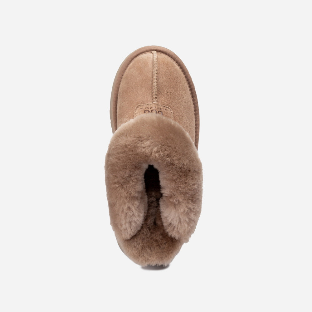 COQUETTE PLATFORM SLIPPER (ELASTIC LOGO & WOOL STRAP) OZWEAR UGG OB114CPD