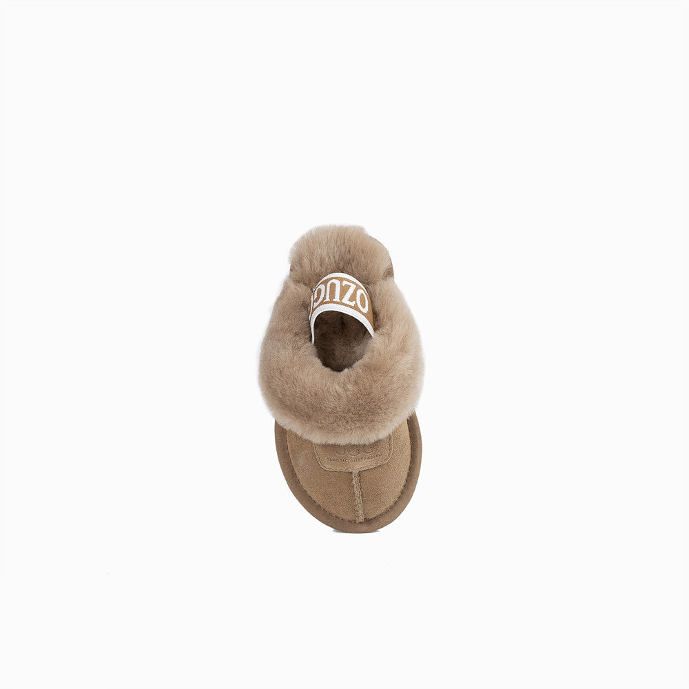 COQUETTE SLIPPERS(ELASTIC BACKSTRAP) OZWEAR UGG