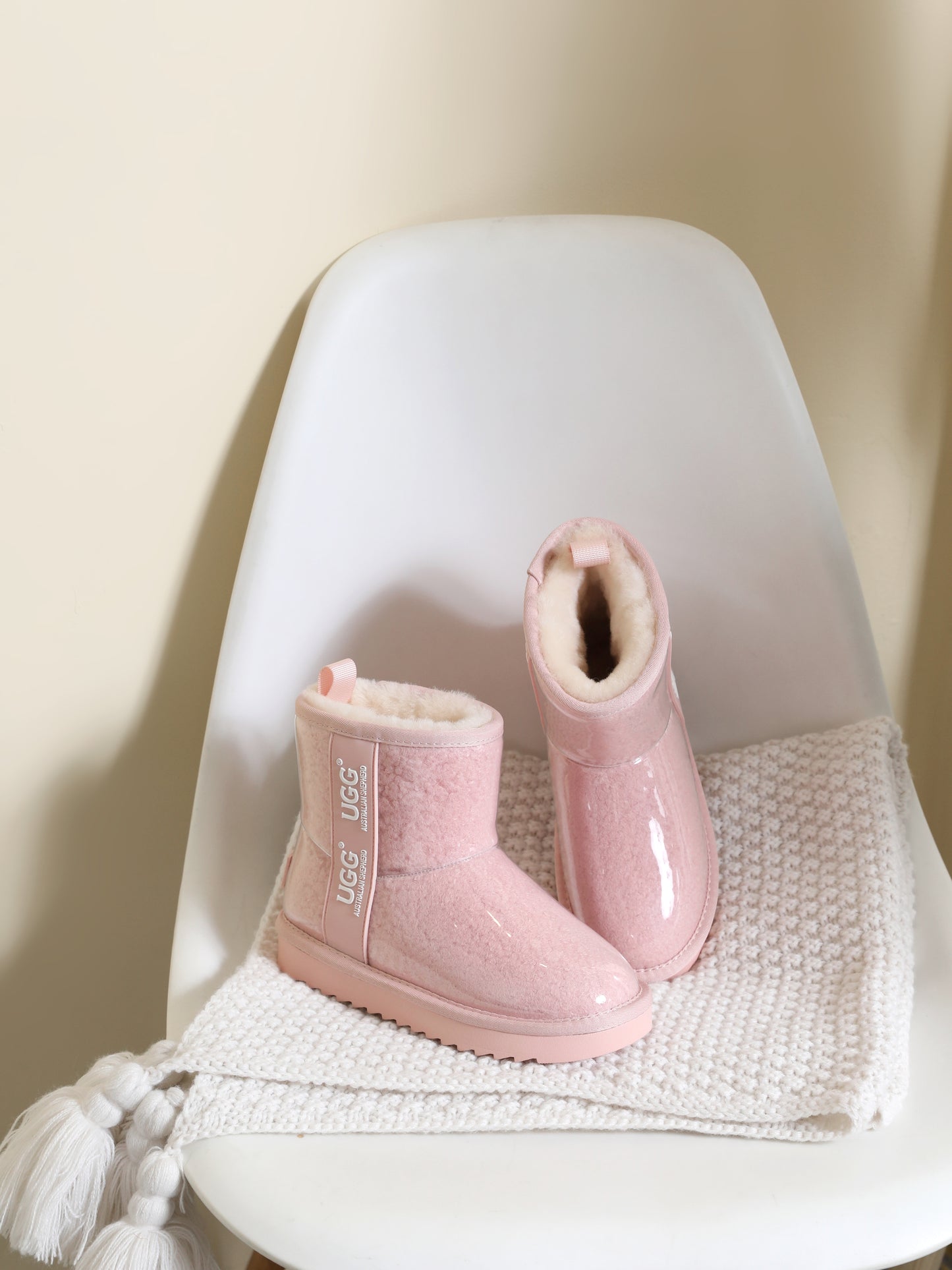 CLEAR COATED BOOTS ASUGG