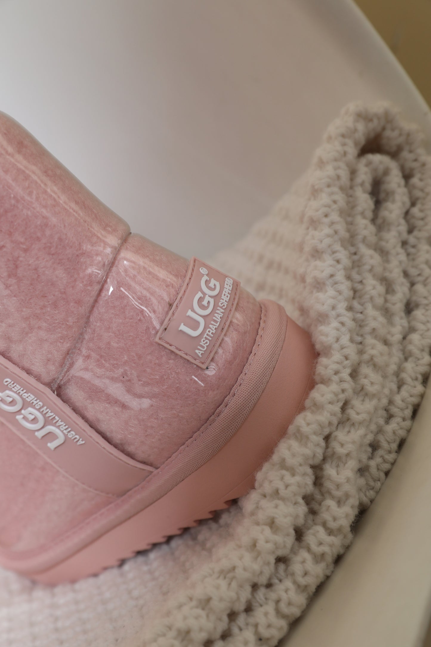 CLEAR COATED BOOTS ASUGG