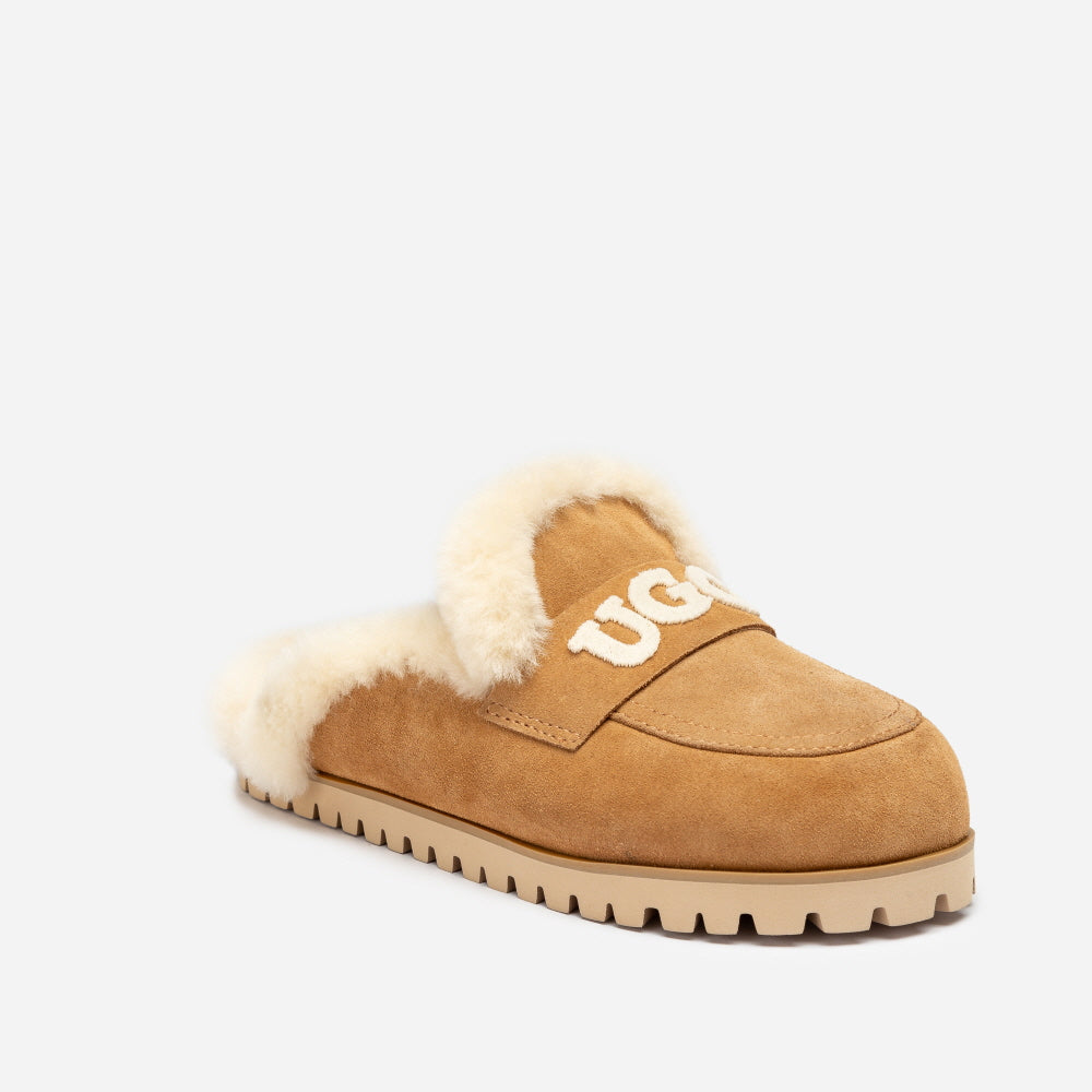 PRIYA KNIT LOGO SHEARLING SLIPPER OZWEAR UGG OB982