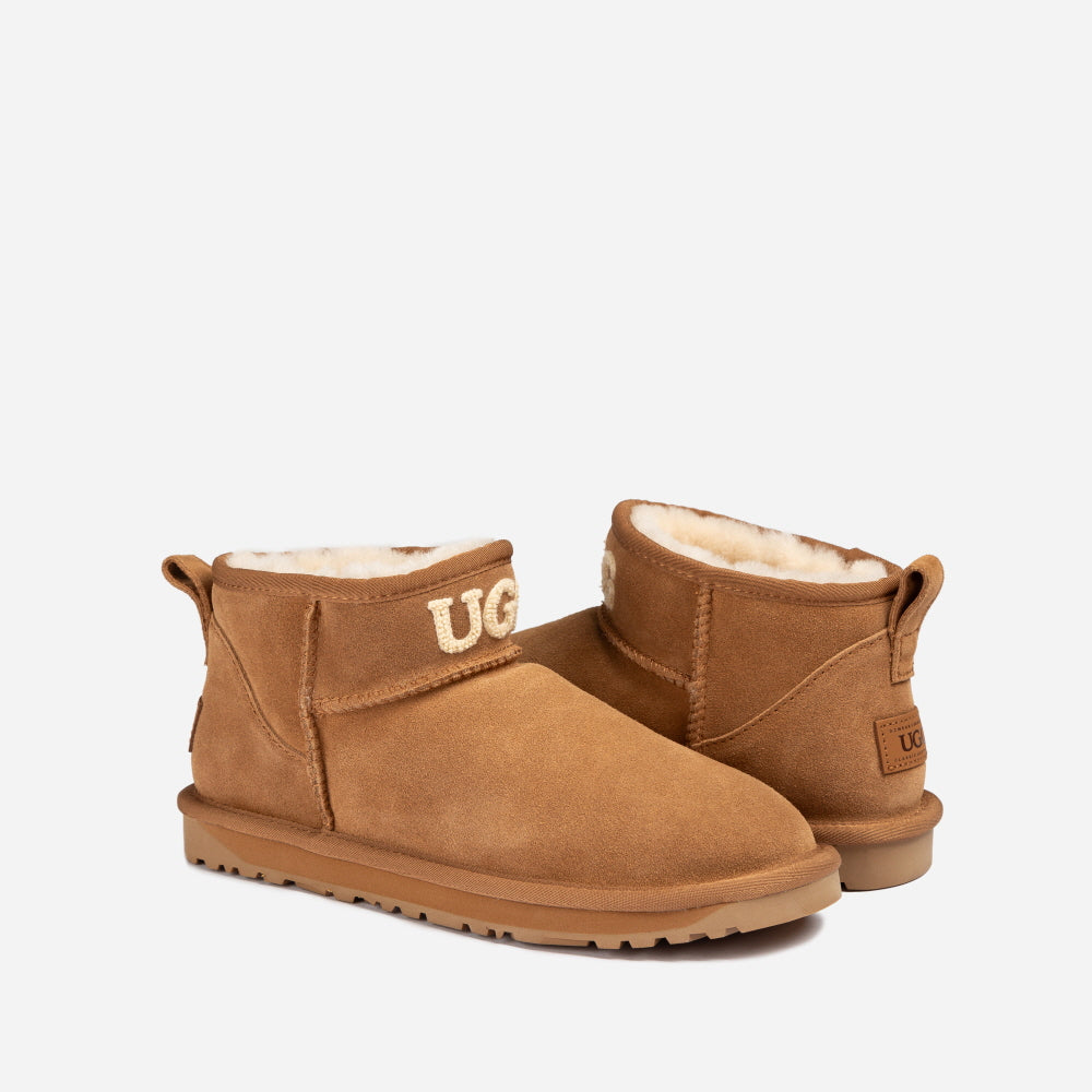 CLASSIC KNIT LOG ULTRA MINI BOOTS OZWEAR UGG OB658L